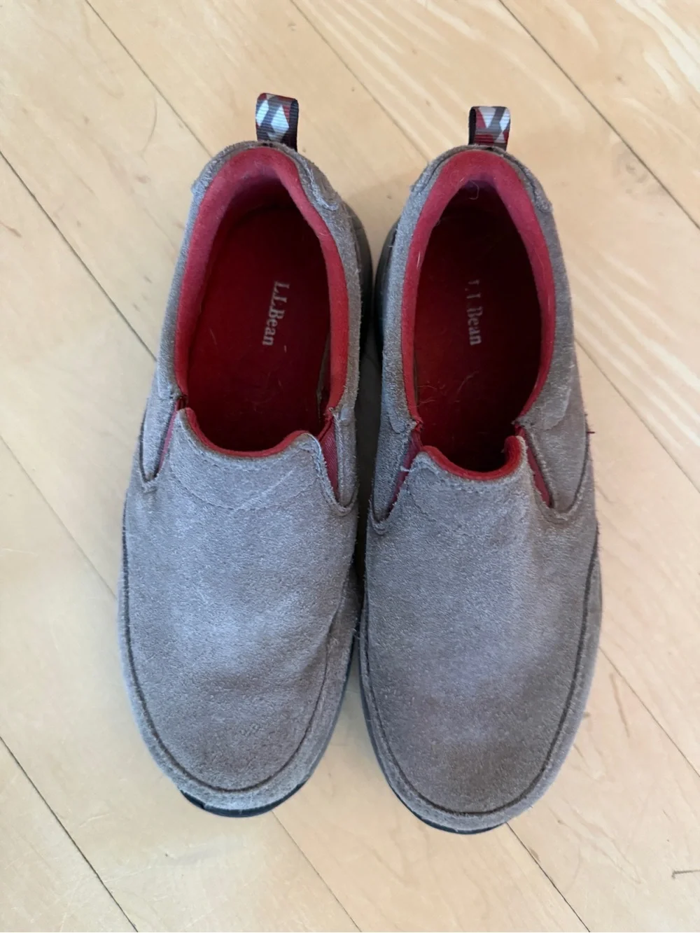 L.L. Bean Suede Slip On Mud Shoes